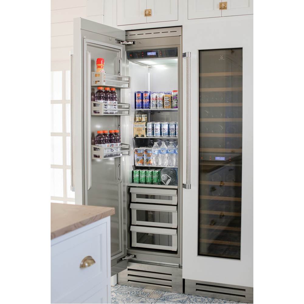 Refrigerator Column, Overlay, Left Hinged, 24''