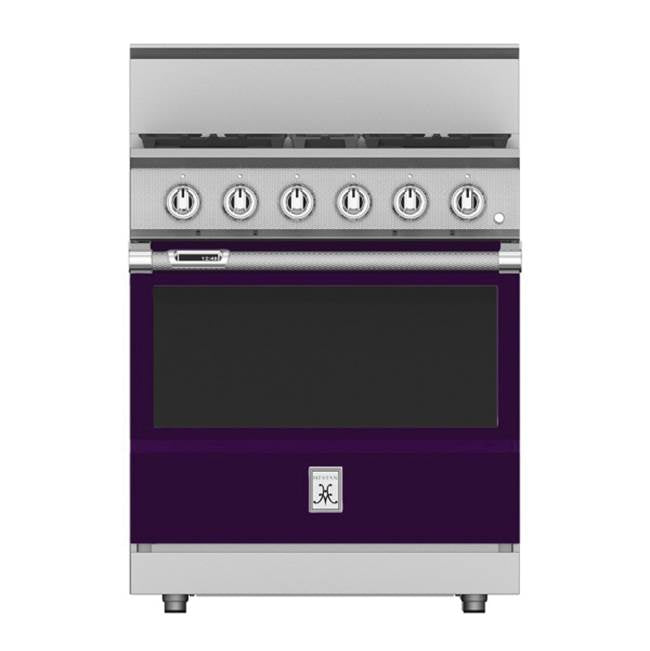 Hestan - Range, 4 Burner, Dual Fuel, 30'' - Lush Purple