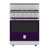 Hestan - Range, 4 Burner, Dual Fuel, 30'' - Lush Purple