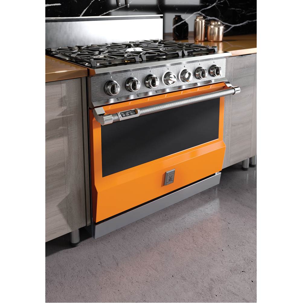 Range, 4 Burner with Griddle, Dual Fuel, 36''