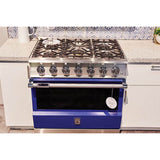 Range, 5 Burner, Dual Fuel, Smart, 36''