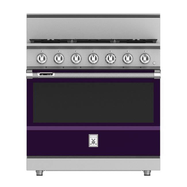 Hestan - Range, 5 Burner, Dual Fuel, 36'' - Lush Purple