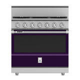 Hestan - Range, 5 Burner, Dual Fuel, 36'' - Lush Purple