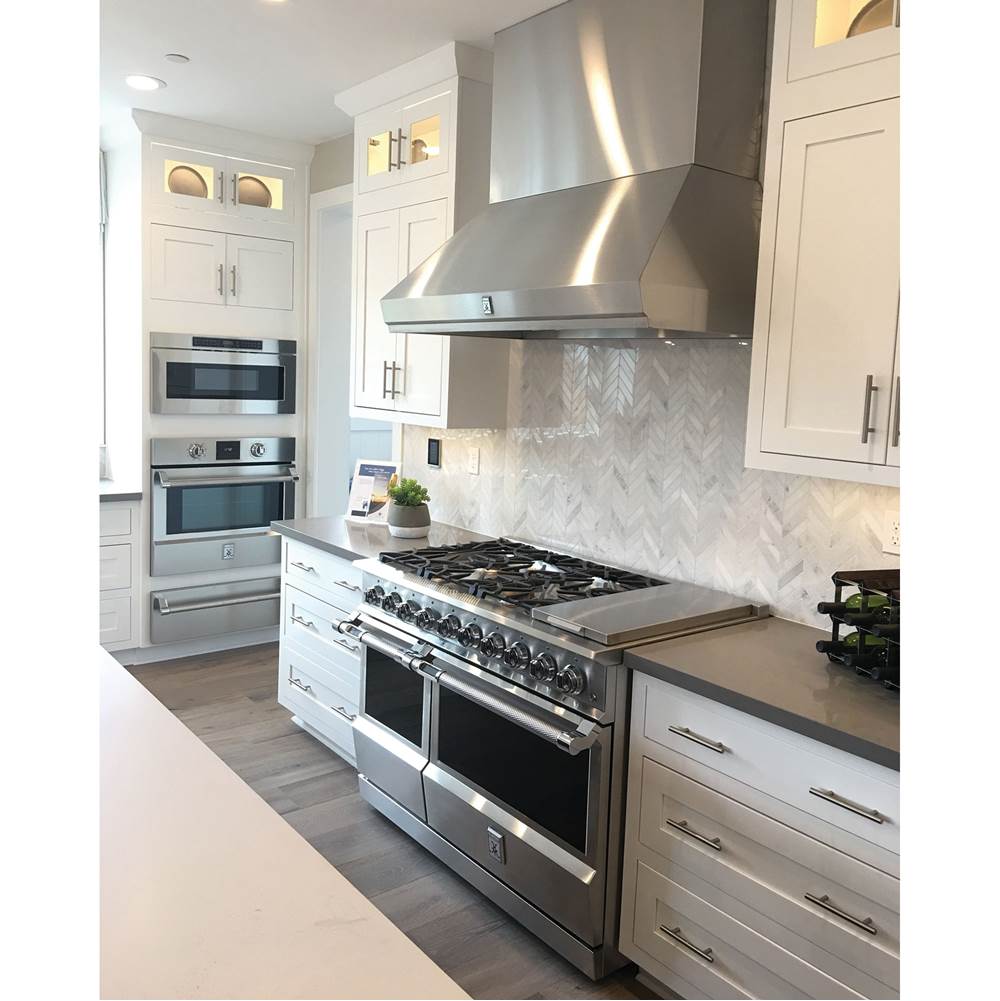 Range, 4 Burner with 24'' Griddle, Dual Fuel, 48''