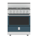 Hestan - Range, 4 Burner, Gas, 30'' - Pacific Fog Graphite Gray