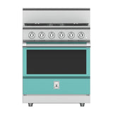 Hestan - Range, 4 Burner, Gas, 30'' - Bora Bora Turquoise