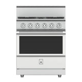 Hestan - Range, 4 Burner, Gas, 30'' - Froth White