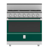 Hestan - Range, 5 Burner, Gas, Manual Clean,36'' - Grove Green
