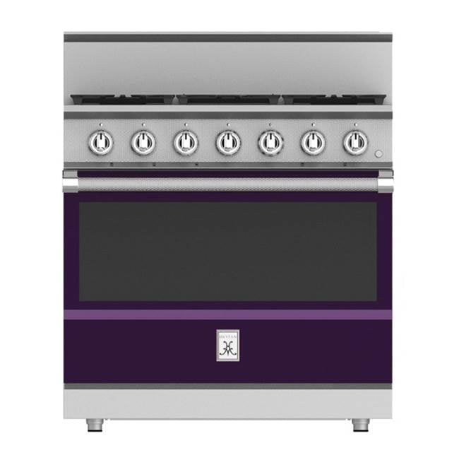 Hestan - Range, 5 Burner, Gas, Manual Clean,36'' - Lush Purple