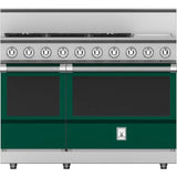 Hestan - Range, 5 Burner with Griddle, Gas, 48'' - Grove Green