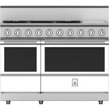 Hestan - Range, 5 Burner with Griddle, Gas, 48'' - Froth White