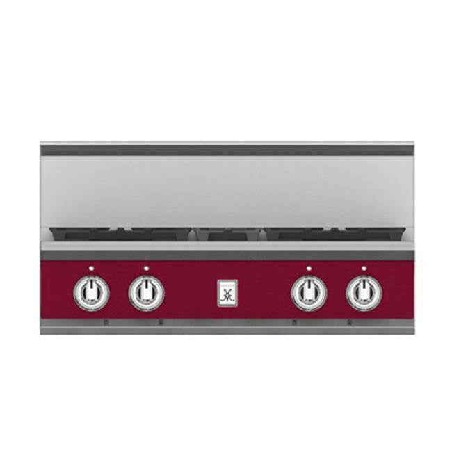 Hestan - Rangetop, 4 Burner, 30'' - Tin Roof Burgundy