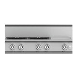 Hestan - Rangetop, 5 Burner, 36'' - Steeletto Stainless Steel