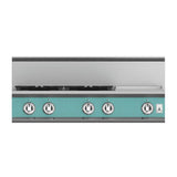 Hestan - Rangetop, 4 Burner with Griddle, 36'' - Bora Bora Turquoise