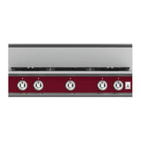 Hestan - Rangetop, 5 Burner, 36'' - Tin Roof Burgundy