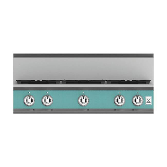 Hestan - Rangetop, 5 Burner, 36'' - Bora Bora Turquoise