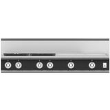 Hestan - Rangetop, 4 Burner with 24'' Griddle, 48'' - Stealth Black
