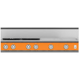 Hestan - Rangetop, 4 Burner with 24'' Griddle, 48'' - Citra Orange