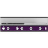 Hestan - Rangetop, 4 Burner with 24'' Griddle, 48'' - Lush Purple