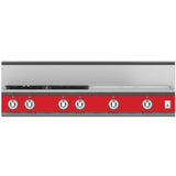 Hestan - Rangetop, 4 Burner with 24'' Griddle, 48'' - Matador Red