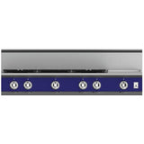 Hestan - Rangetop, 5 Burner with Griddle, 48'' - Prince Blue