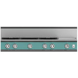 Hestan - Rangetop, 5 Burner with Griddle, 48'' - Bora Bora Turquoise