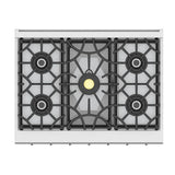 Hestan - Rangetop, 5 Burner, Smart, 36'' - Sol Yellow
