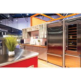 Refrigerator with Wine, Overlay, Right Hinged, 24''