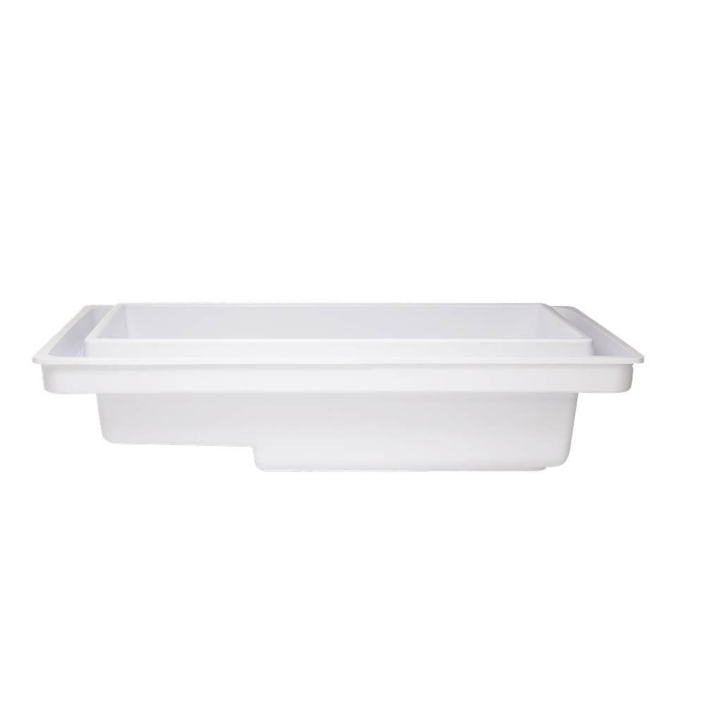 Hydro Systems - AUBURN 8043 METRO TUB ONLY-WHITE - White