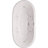 Hydro Systems - AIMEE 7236 AC W/WHIRLPOOL SYSTEM-WHITE - White