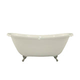Hydro Systems - ANDREA 7238 STON FREESTANDING TUB ONLY - ALMOND - Almond
