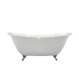 Hydro Systems - ANDREA 7238 STON FREESTANDING TUB ONLY - WHITE - White