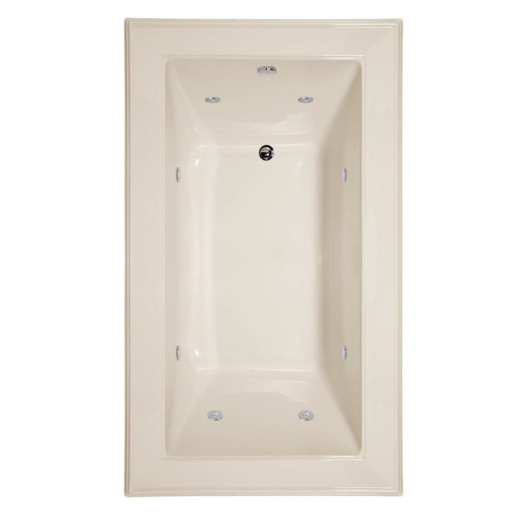 Hydro Systems - ANGEL 7242 AC END DRAIN W/WHIRLPOOL SYSTEM-BONE - Bone