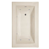 Hydro Systems - ANGEL 7242 AC END DRAIN W/WHIRLPOOL SYSTEM-BONE - Bone