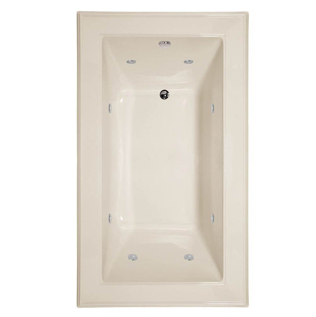 Hydro Systems - ANGEL 7242 AC END DRAIN W/WHIRLPOOL SYSTEM-BONE - Bone