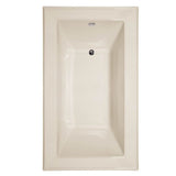 Hydro Systems - ANGEL 7242 AC TUB ONLY W/END DRAIN-BONE - Bone