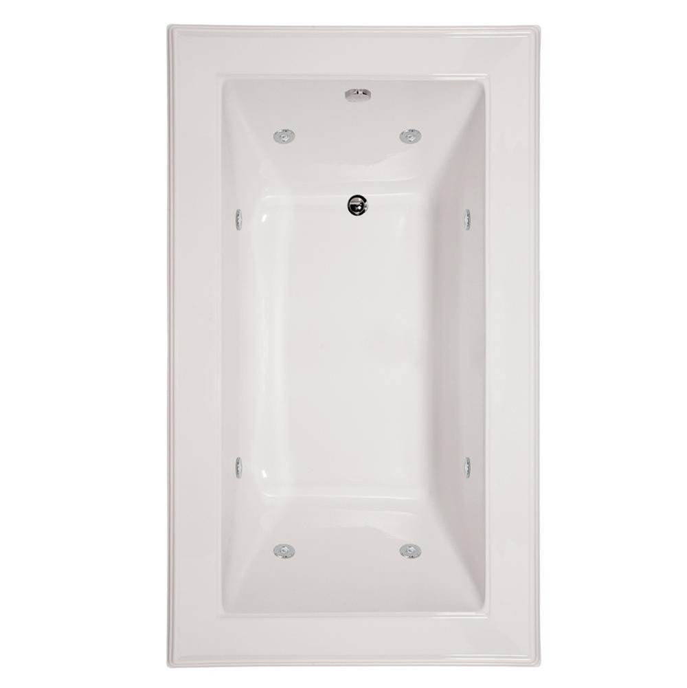 Hydro Systems - ANGEL 7242 AC END DRAIN W/WHIRLPOOL SYSTEM-WHITE - White