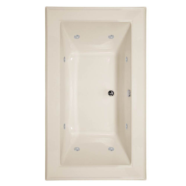 Hydro Systems - ANGEL 7242 CENTER DRAIN - AC W/WHIRLPOOL SYSTEM-BONE - Bone