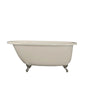 Hydro Systems - ANNETTE 6536 STON W/ FLAT DECK, TUB ONLY - ALMOND - Almond