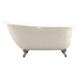 Hydro Systems - ANNETTE 6536 STON W/ SLOPED DECK, TUB ONLY - WHITE - White