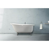 ANNETTE 6536 STON W/ SLOPED DECK, TUB ONLY - ALMOND
