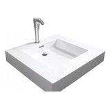 Hydro Systems - BLOCK 25X18 SOLID SURFACE SINK - ALMOND - Almond