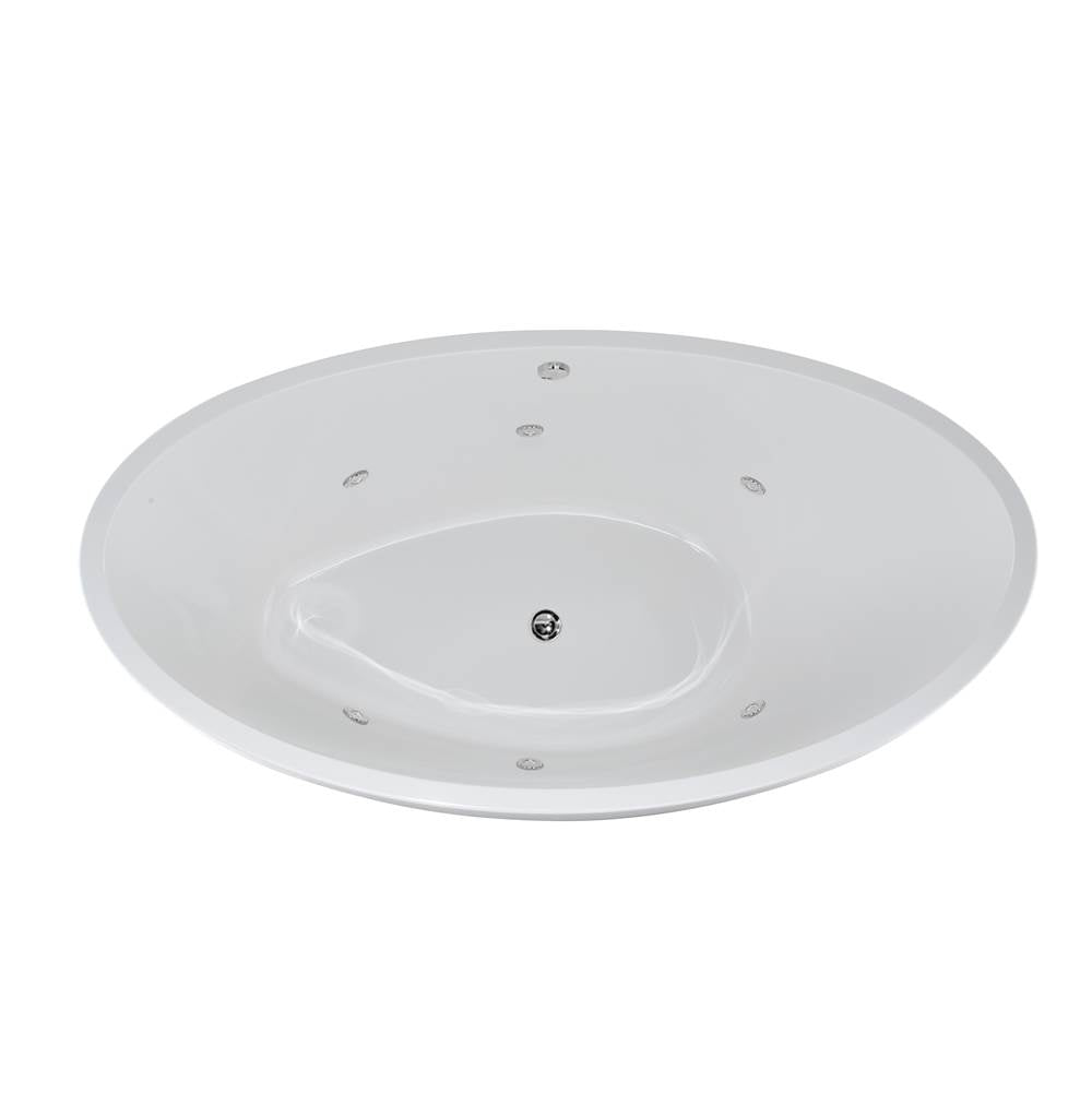 Hydro Systems - CARLI 6636 AC W/WHIRLPOOL SYSTEM-WHITE - White