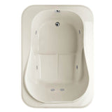 Hydro Systems - CASSI 6042 AC W/WHIRLPOOL SYSTEM-BONE - Bone