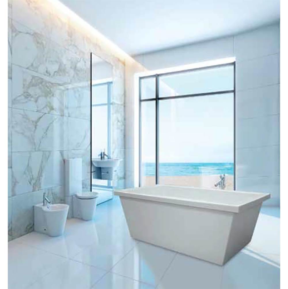 CHEYENNE, FREESTANDING TUB ONLY 66X36 - -BISCUIT