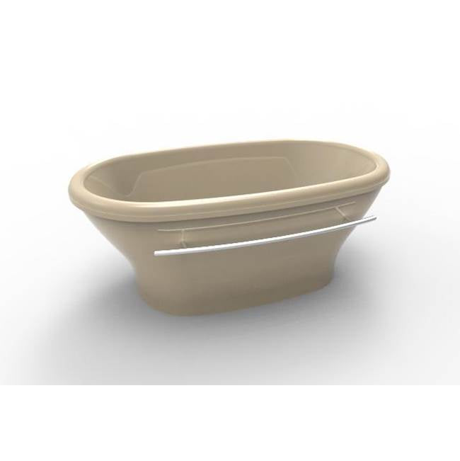 Hydro Systems - CHLOE 7040 FREESTANDING TUB ONLY - BONE - Bone