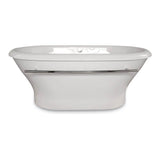 Hydro Systems - CHLOE 7040 FREESTANDING TUB ONLY - WHITE - White