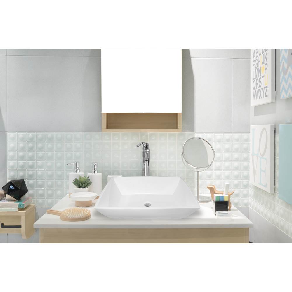 CRESCENT 24X16 SOLID SURFACE SINK - ALMOND