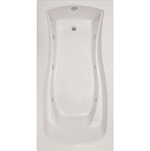 Hydro Systems - CHARLOTTE 7236 AC W/WHIRLPOOL SYSTEM-WHITE - White