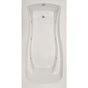 Hydro Systems - CHARLOTTE 7236 AC W/WHIRLPOOL SYSTEM-WHITE - White
